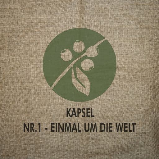 Kapsel Nr.1 “Einmal um die Welt” from Vits der Kaffee